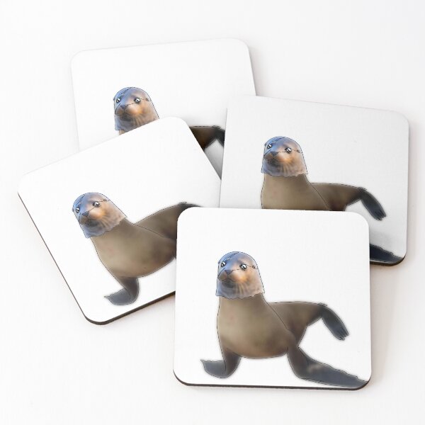 Item preview, Cute Seal Wearing a Seal Hat  - animalzinhats designed and sold by Ashley’sAnimalz.