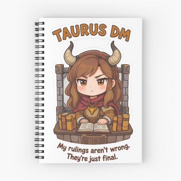 Item preview, Taurus DM Sticker – Funny DnD Zodiac Dungeon Master Design designed and sold by RpgTools.