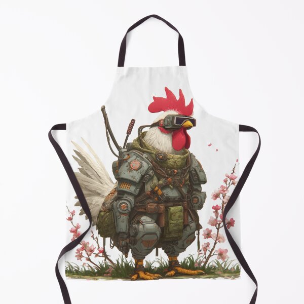 Item preview, Cyber Soldier Rooster – Armored Futuristic Chicken Warrior designed and sold by DuncanMaxStar .