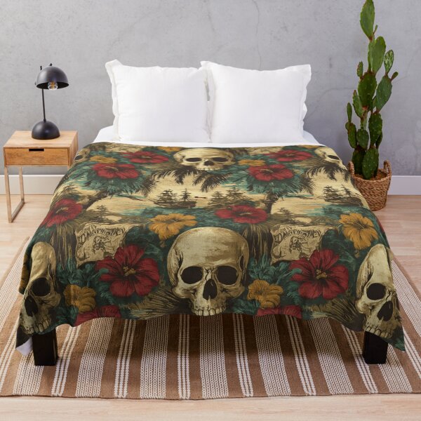 Item preview, The captain's skull guards the tropical treasure map. designed and sold by Piotrek0001.