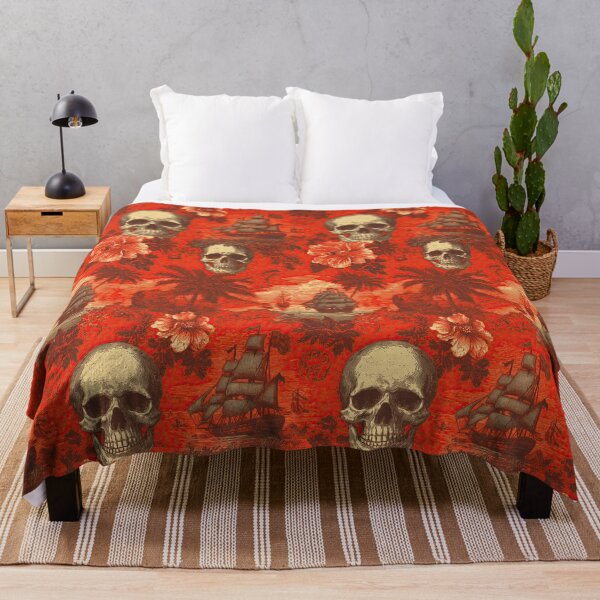 Item preview, The crimson tide of skulls and pirate ships. designed and sold by Piotrek0001.