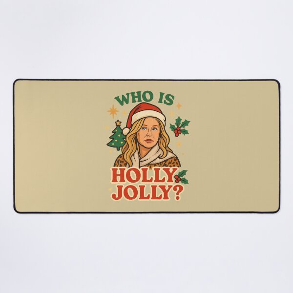 Item preview, “Who Is Holly Jolly?” – Kathy Hilton Inspired RHOBH Christmas Meme Design designed and sold by GirlyPopped.