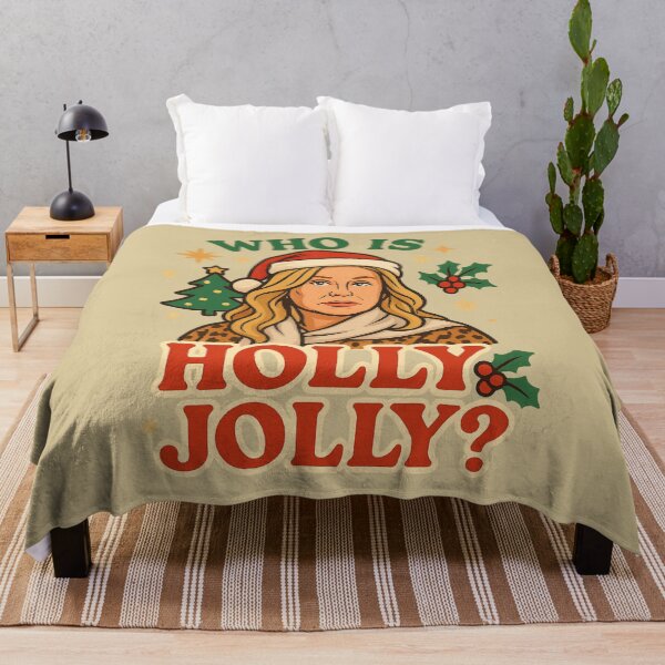Item preview, “Who Is Holly Jolly?” – Kathy Hilton Inspired RHOBH Christmas Meme Design designed and sold by GirlyPopped.