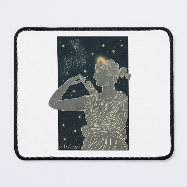 Item preview, Artemis Goddess Illustration - Mystical Night Sky Greek Mythology Art designed and sold by Ancient-Tales.
