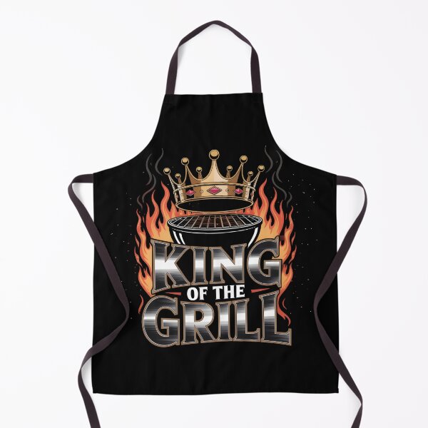 Item preview, King of the Grill – Grilling BBQ Master Flame designed and sold by Avenius Graphics.