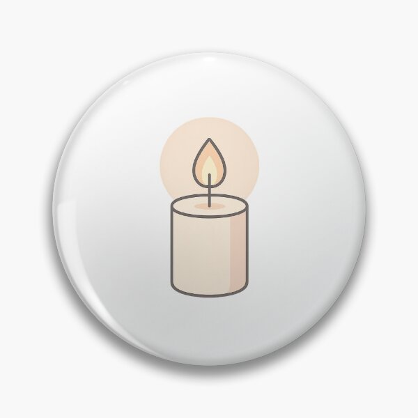 Item preview, Minimal Pastel Candle Illustration designed and sold by Le Grand Requin.