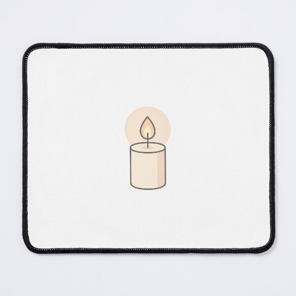 Item preview, Minimal Pastel Candle Illustration designed and sold by Le Grand Requin.