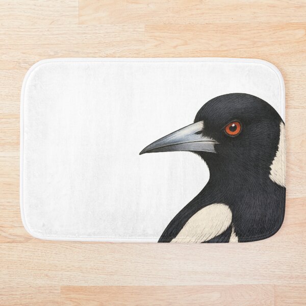 Item preview, Australian magpie closeup designed and sold by GullHyena.