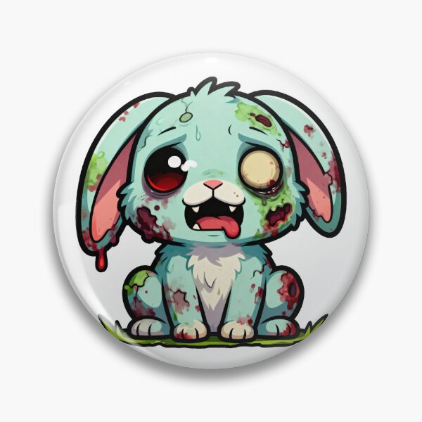 Item preview, Zombie Bunny Rabbit - Cute Zombie Animal Collection designed and sold by Quality-Custom-Designs.