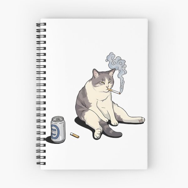 Item preview, Funny smoker cat | Gooner cat designed and sold by sassywaffles.