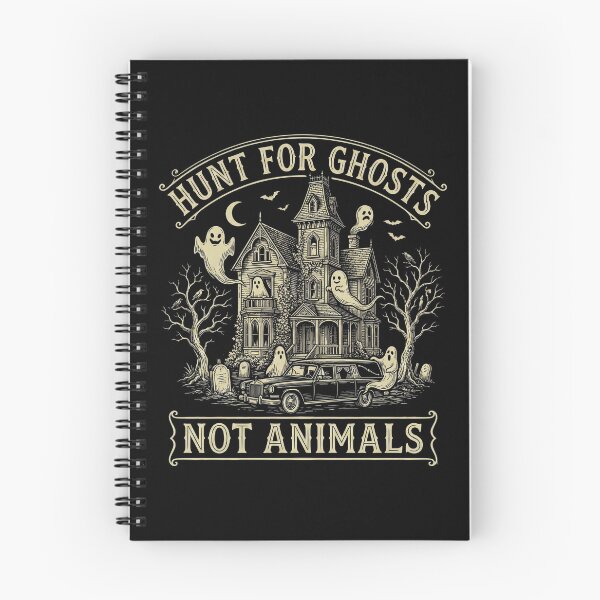 Item preview, Hunt For Ghosts Not Animals - Vegan Paranormal & Horror Gift designed and sold by SlocifieShop.