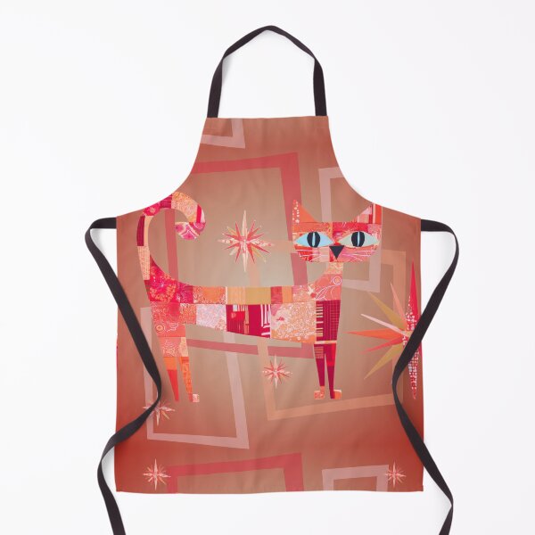 Item preview, Geometric Blocks and Hot Pink Sparkle Astro Cat designed and sold by WitsandWonders.