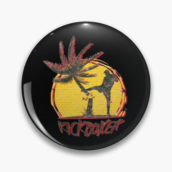 Item preview, Kickboxer Palm Strike – Sticker Retro Red yellow designed and sold by Wawan35200.