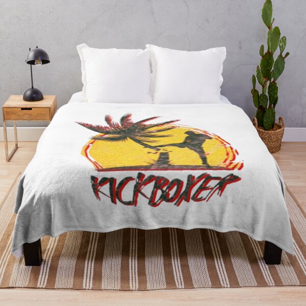 Item preview, Kickboxer Palm Strike – Sticker Retro Red yellow designed and sold by Wawan35200.