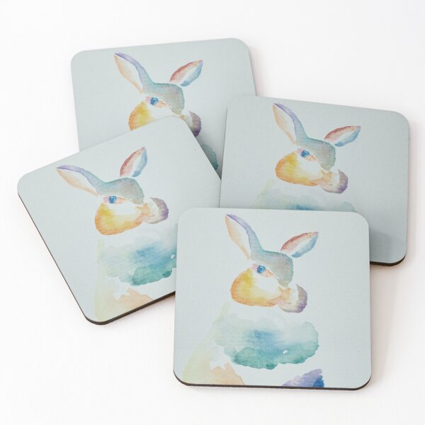 Item preview, Rainbow bunny designed and sold by wagtails.art.