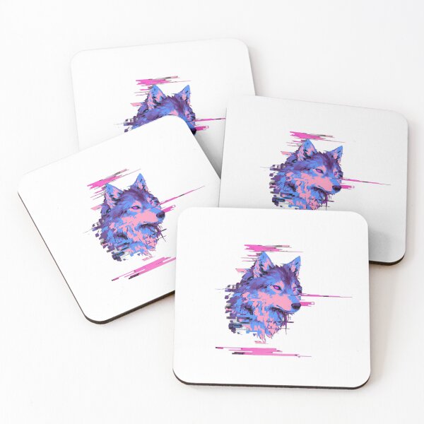 Item preview, Wolf Snarl Glitch Art Head Minimalist designed and sold by Christian Weiss.