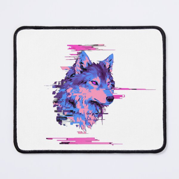 Item preview, Wolf Snarl Glitch Art Head Minimalist designed and sold by Christian Weiss.