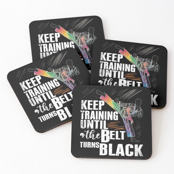 Item preview, Martial Arts Black Belt Kick Rainbow designed and sold by Nocturnal-Vines.