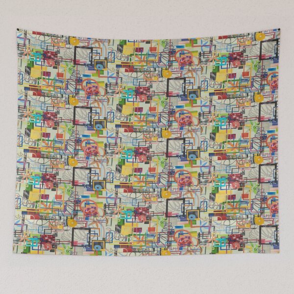 Item preview, abstract collage designed and sold by F4Fartbot.