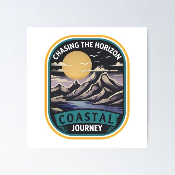 Item preview, Looking for the horizon - Coastal journey designed and sold by JonysCreativeDesigns.