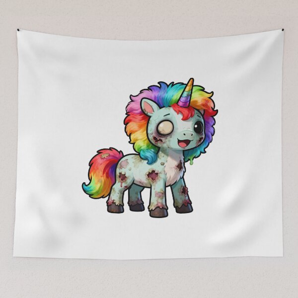 Item preview, Zombie Unicorn - Cute Zombie Animal Collection designed and sold by Quality-Custom-Designs.
