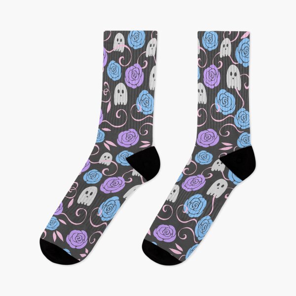 Item preview, Ghosts and Roses in Blue designed and sold by PeonyPope.