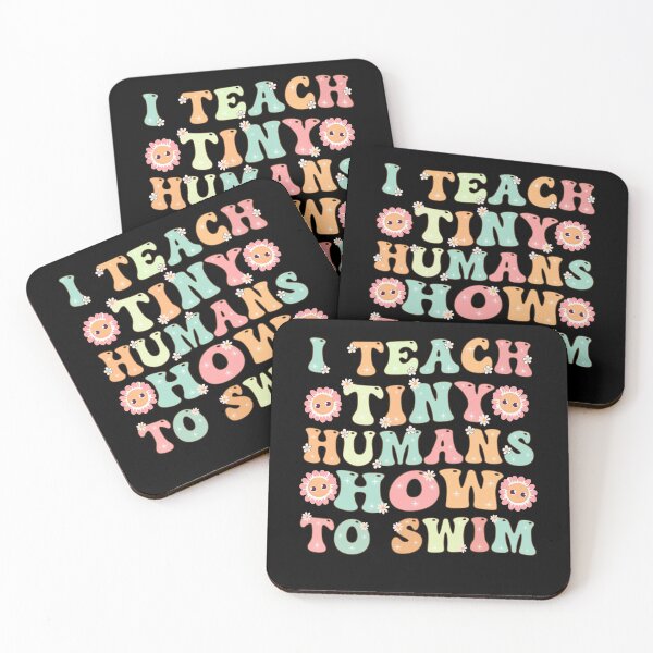 Item preview, I Teach Tiny Humans To Swim Retro designed and sold by Nocturnal-Vines.