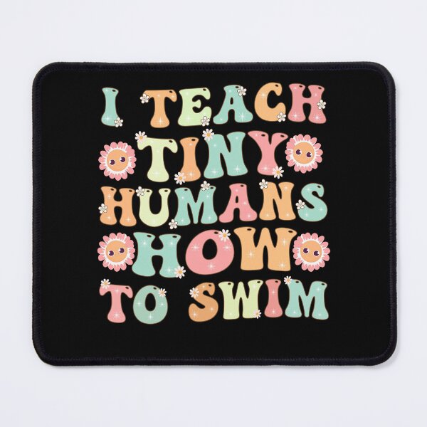Item preview, I Teach Tiny Humans To Swim Retro designed and sold by Nocturnal-Vines.