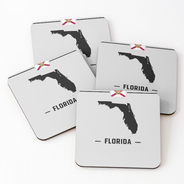 Item preview, Classic Florida State Map & Flag Silhouette – Sunshine State Pride Tee designed and sold by mashmosh.