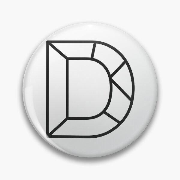 Item preview, Black Letter D Monogram – Minimal Initial D designed and sold by PunchDrop.