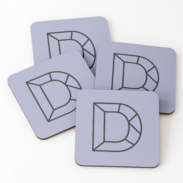 Item preview, Black Letter D Monogram – Minimal Initial D designed and sold by PunchDrop.