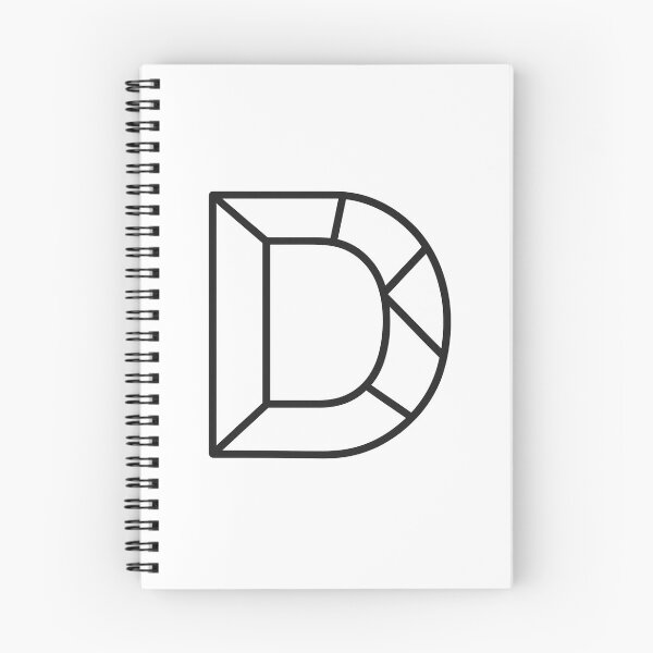 Item preview, Black Letter D Monogram – Minimal Initial D designed and sold by PunchDrop.