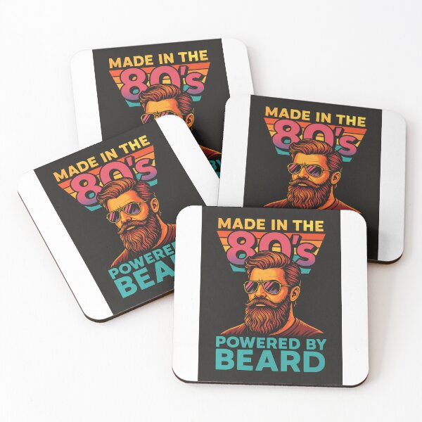 Item preview, Made in the 80's - Powered by beard designed and sold by TimelessVibes777.