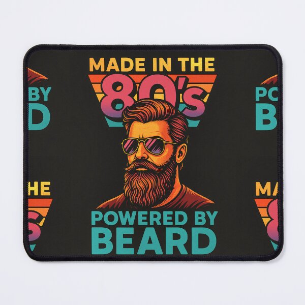 Item preview, Made in the 80's - Powered by beard designed and sold by TimelessVibes777.