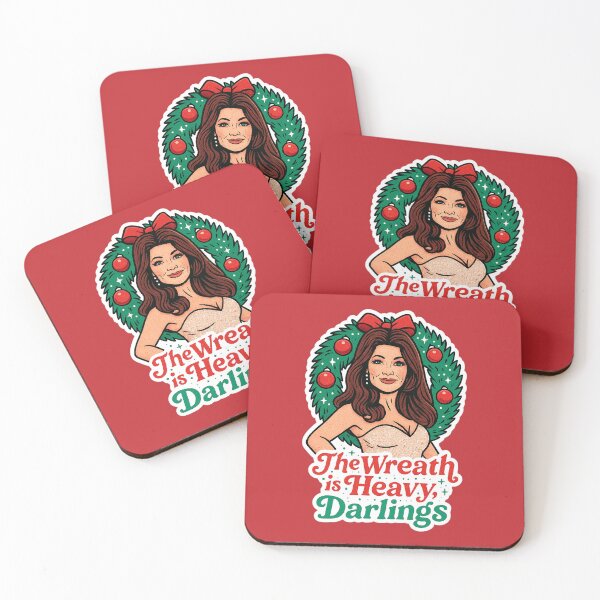 Item preview, “The Wreath Is Heavy, Darlings” – Lisa Vanderpump Inspired RHOBH Christmas Design designed and sold by GirlyPopped.