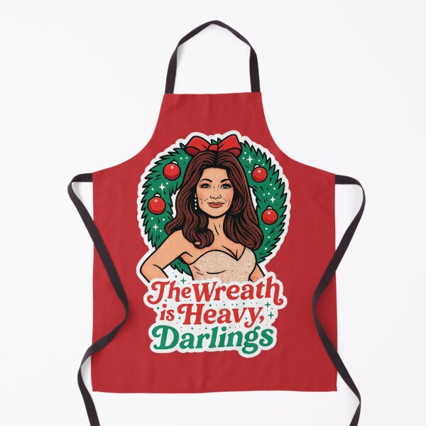 Item preview, “The Wreath Is Heavy, Darlings” – Lisa Vanderpump Inspired RHOBH Christmas Design designed and sold by GirlyPopped.