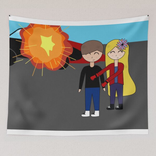 Item preview, Car Exploding - Freddie and Delayney designed and sold by GooglyEyes-.