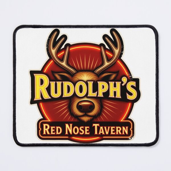 Item preview, Rudolph's Red Nose Tavern designed and sold by RisingWolfStudio.
