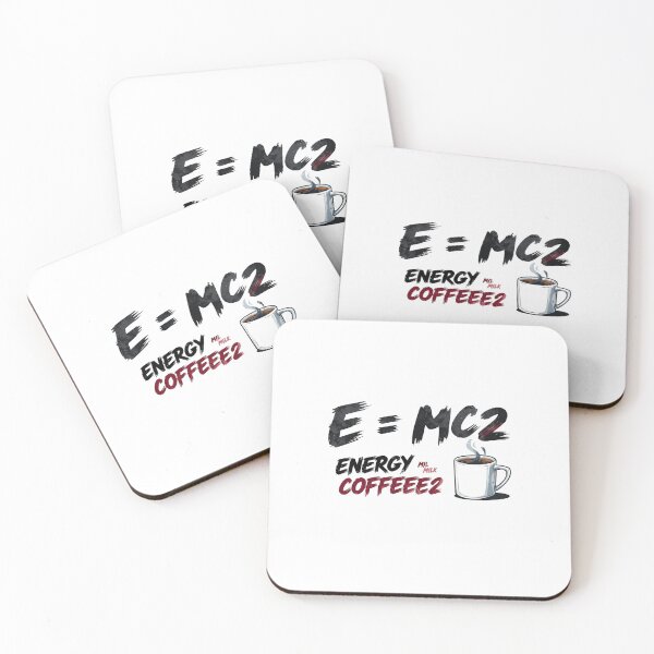 Item preview, E=MC2 Energy Coffee Graphic designed and sold by Design01Vibe.