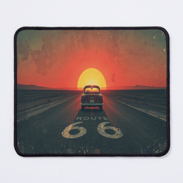 Item preview, Lifestyle Hub: Vintage USA Road Trip Retro Route 66 Illustration designed and sold by M&M Lifestyle Hub.