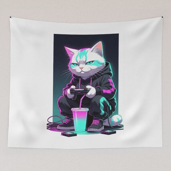 Item preview, Cyber Lounge Cat designed and sold by SignumShop.