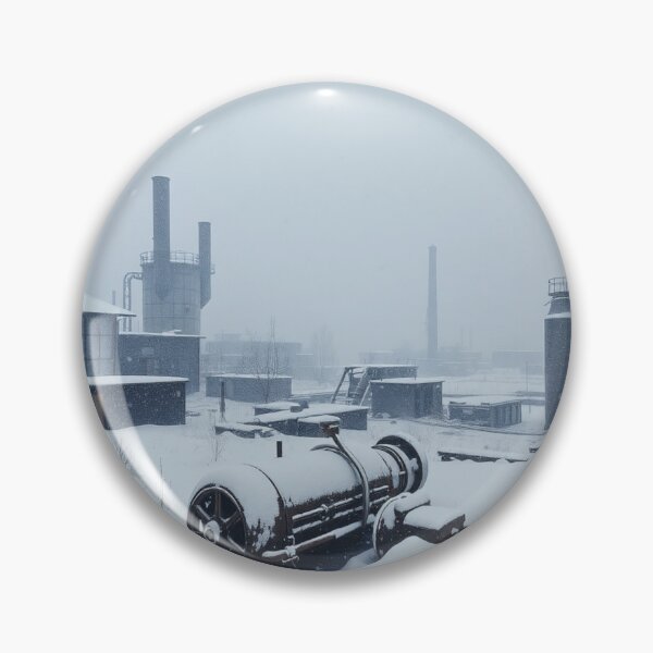 Item preview, Abandoned Factory in Snow - Urban Decay Photography designed and sold by EllDAV777.