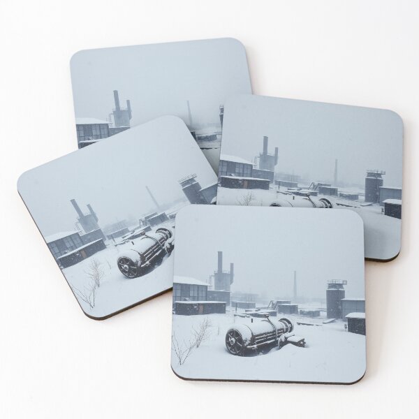 Item preview, Abandoned Factory in Snow - Urban Decay Photography designed and sold by EllDAV777.