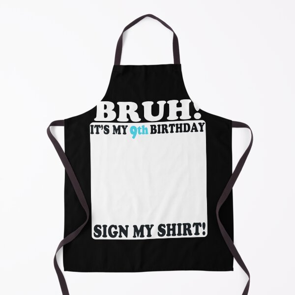 Item preview, 9th Birthday Autograph Party Signable Graphic designed and sold by Nocturnal-Vines.