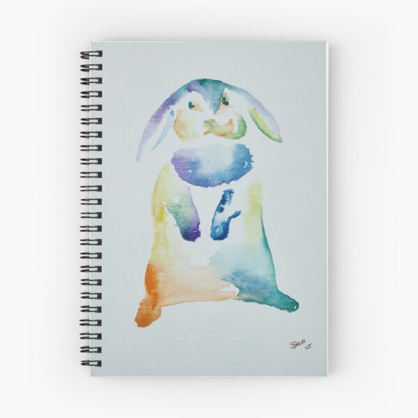 Item preview, Rainbow bunny designed and sold by wagtails.art.