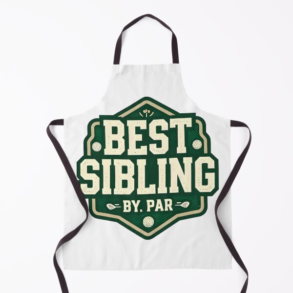 Item preview, BEST SIBLING Golf Badge – Vintage Retro Family Gift designed and sold by MKV Design.