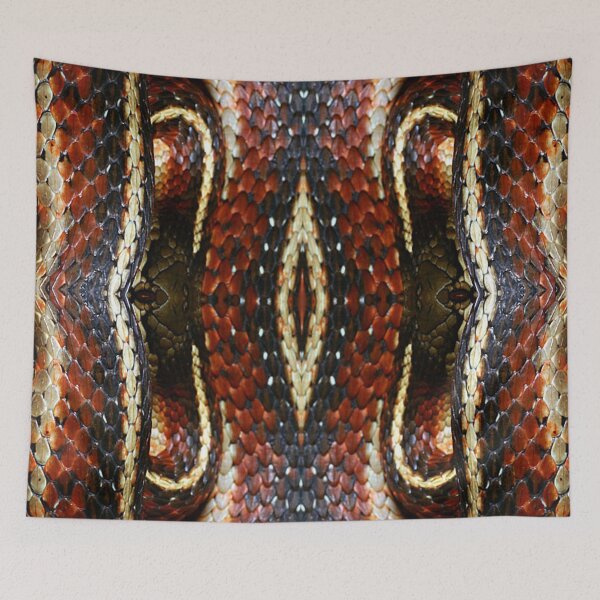Item preview, Red Striped Snake designed and sold by MoodyMuseArt.