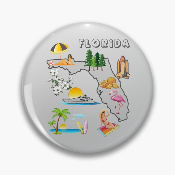Item preview, Florida's Sunshine Paradise, Beach, Flamingo, and Space Coast Vibes designed and sold by mashmosh.