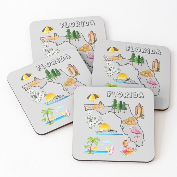 Item preview, Florida's Sunshine Paradise, Beach, Flamingo, and Space Coast Vibes designed and sold by mashmosh.