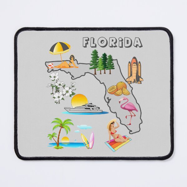 Item preview, Florida's Sunshine Paradise, Beach, Flamingo, and Space Coast Vibes designed and sold by mashmosh.